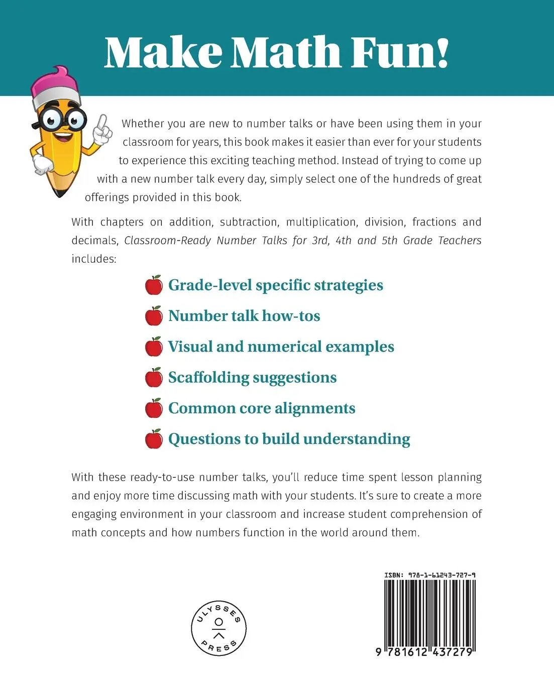Rückseite: 9781612437279 | Classroom-Ready Number Talks for Third, Fourth and Fifth Grade...