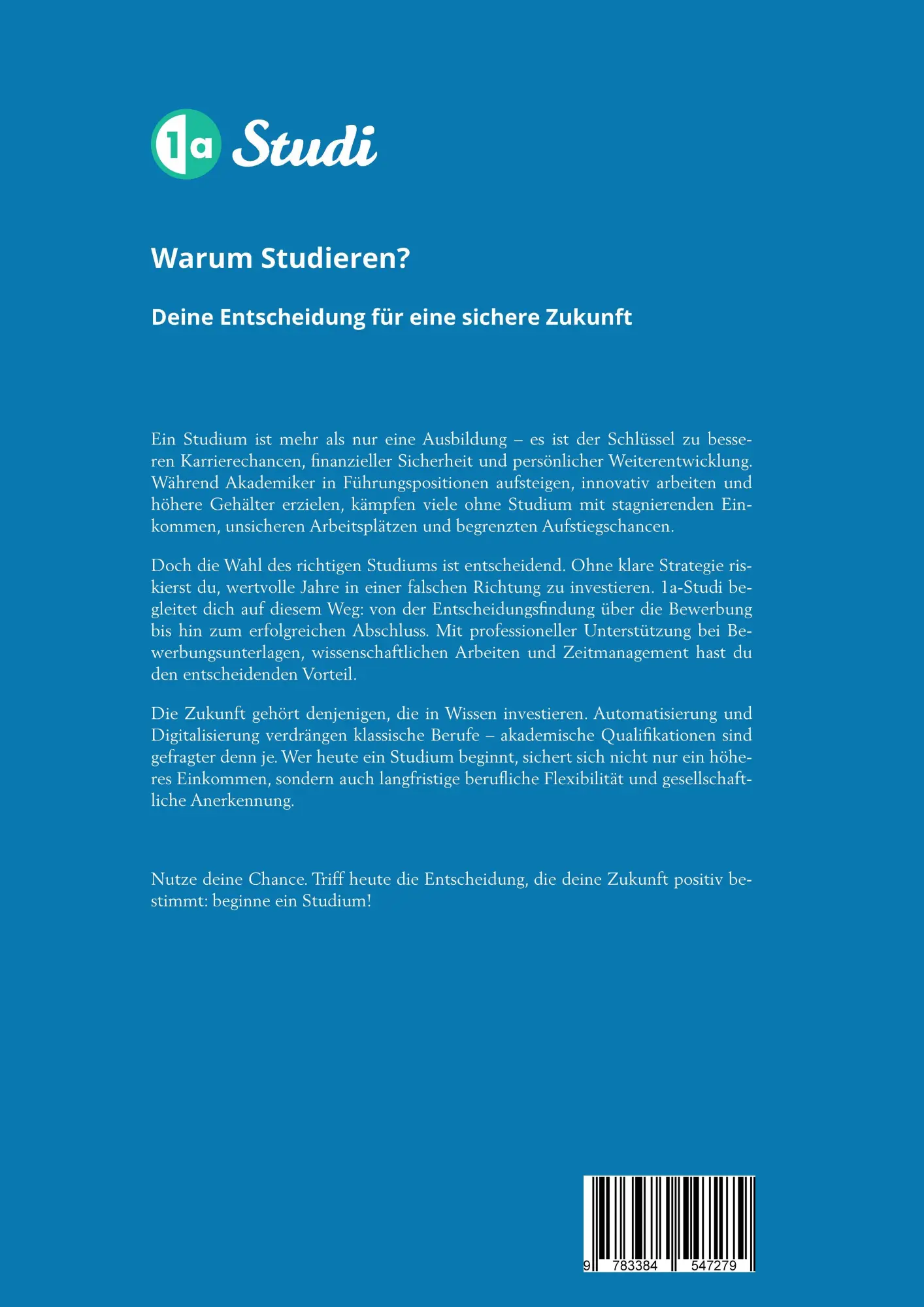 Rückseite: 9783384547279 | Warum Studieren? | Und welches Studium passt zu mir? | Stefan Schulz