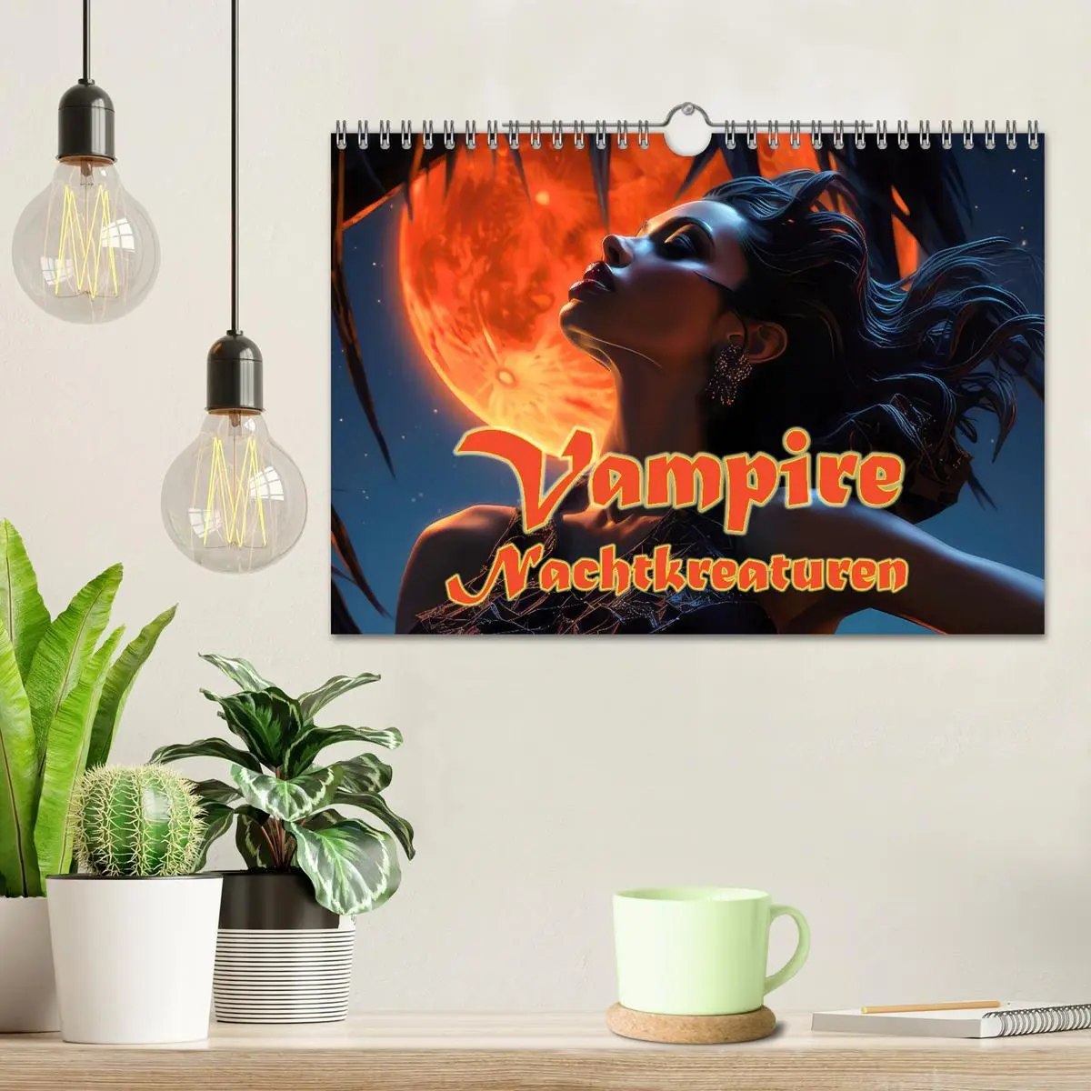 Bild: 9783457357279 | Vampire Nachtkreaturen (Wandkalender 2026 DIN A4 quer), CALVENDO...