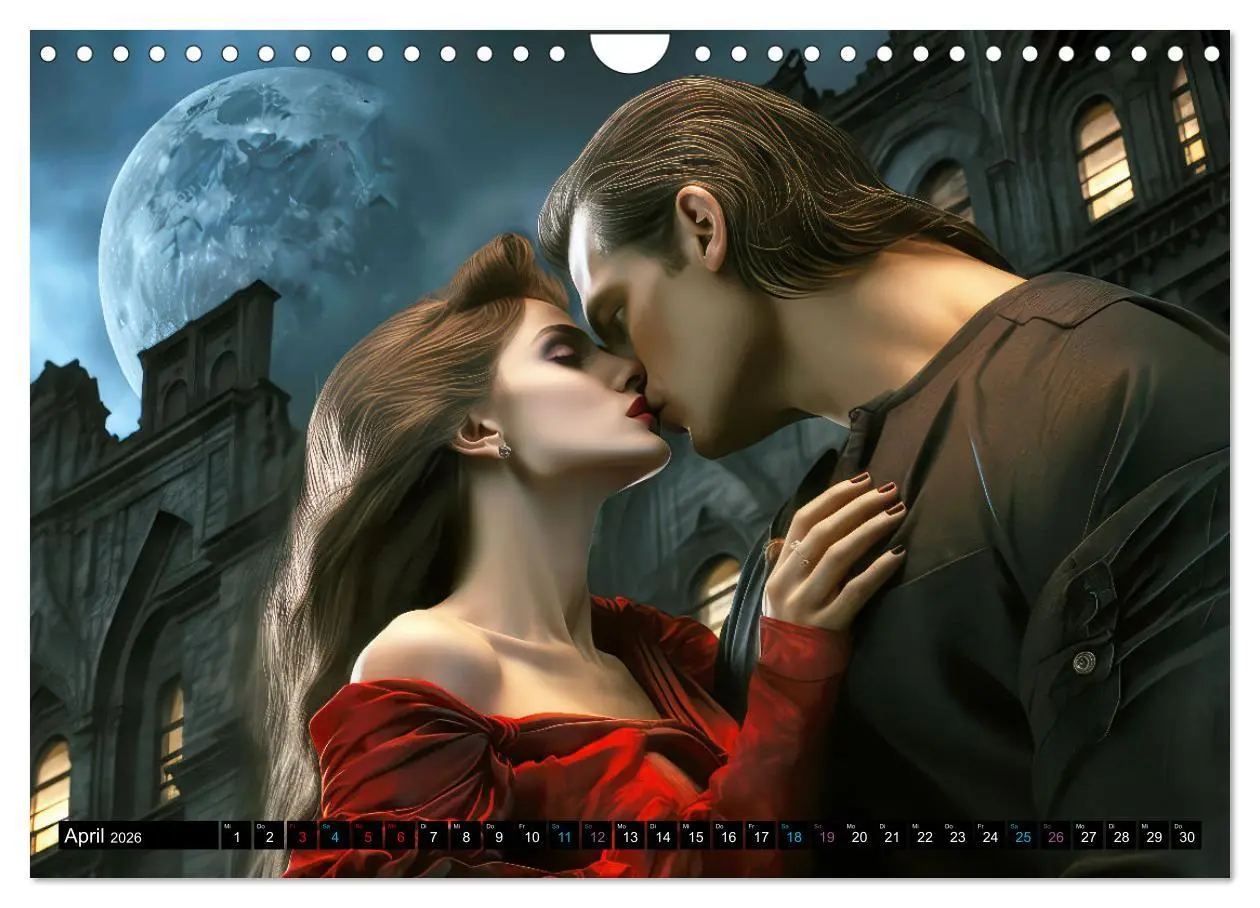 Bild: 9783457357279 | Vampire Nachtkreaturen (Wandkalender 2026 DIN A4 quer), CALVENDO...