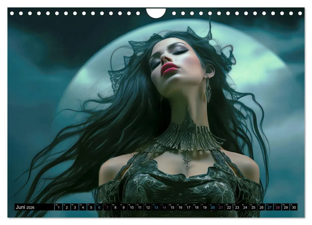 Bild: 9783457357279 | Vampire Nachtkreaturen (Wandkalender 2026 DIN A4 quer), CALVENDO...