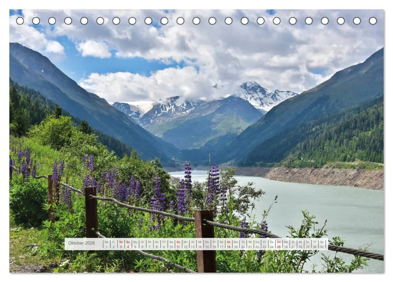 Bild: 9783457667279 | Hoch oben in den Ötztaler Alpen (Tischkalender 2026 DIN A5 quer),...