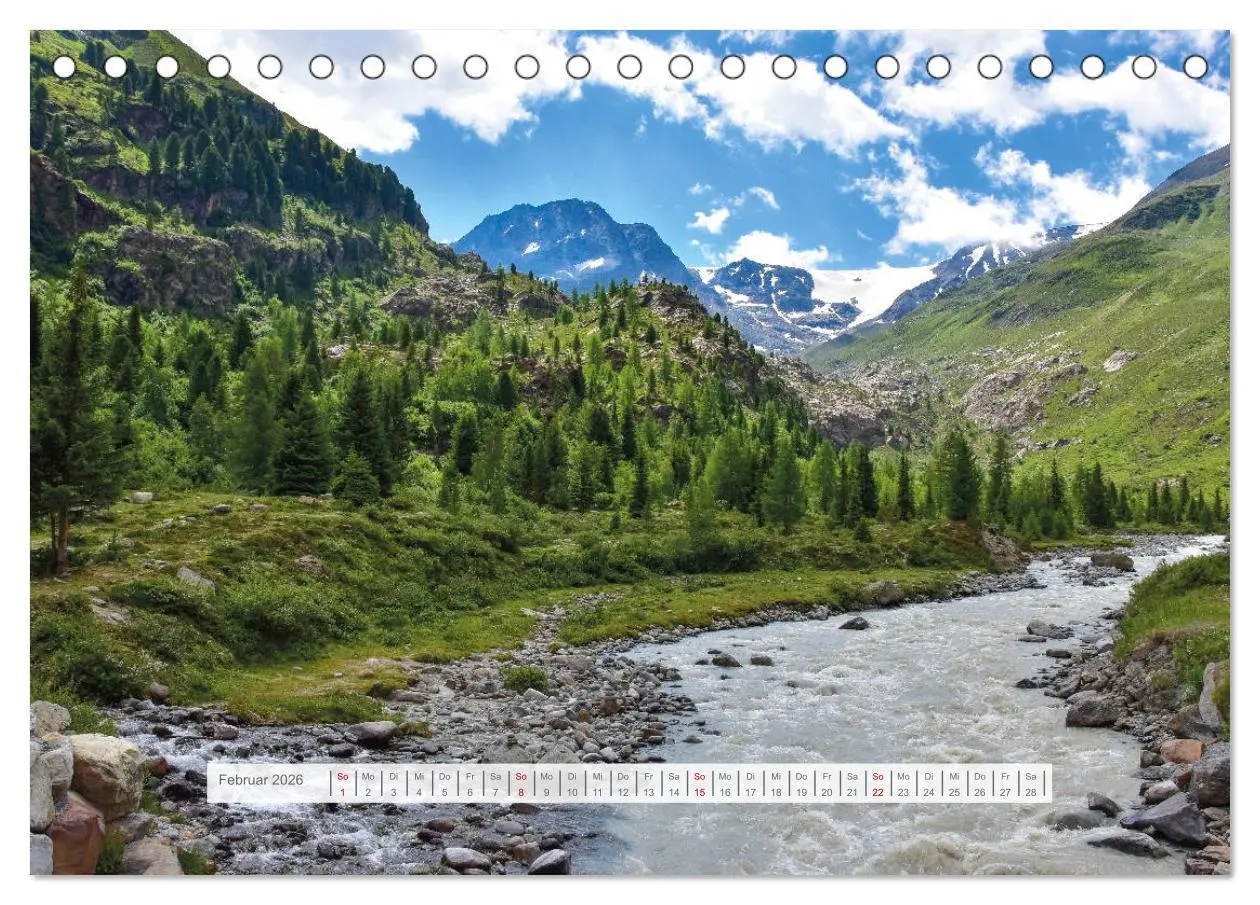 Bild: 9783457667279 | Hoch oben in den Ötztaler Alpen (Tischkalender 2026 DIN A5 quer),...