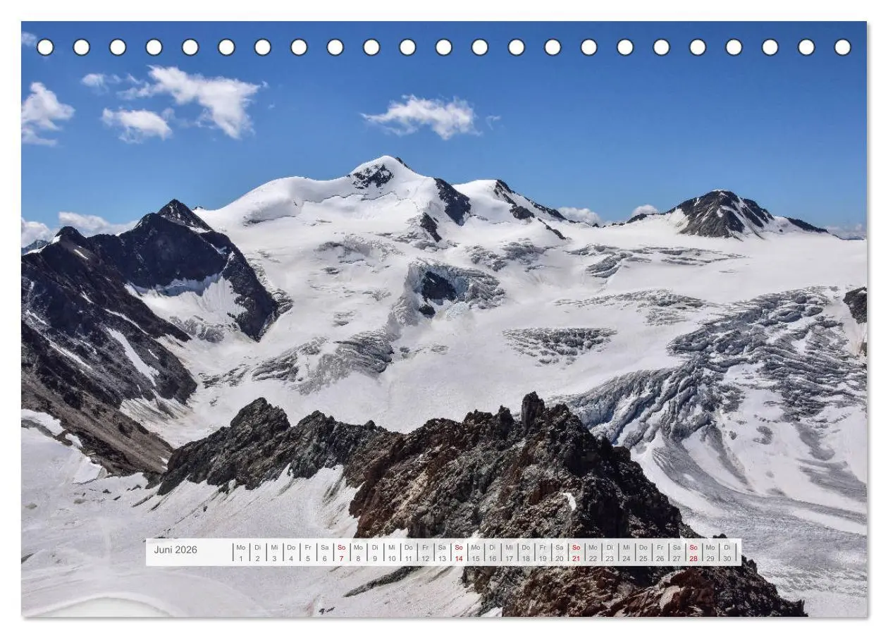 Bild: 9783457667279 | Hoch oben in den Ötztaler Alpen (Tischkalender 2026 DIN A5 quer),...