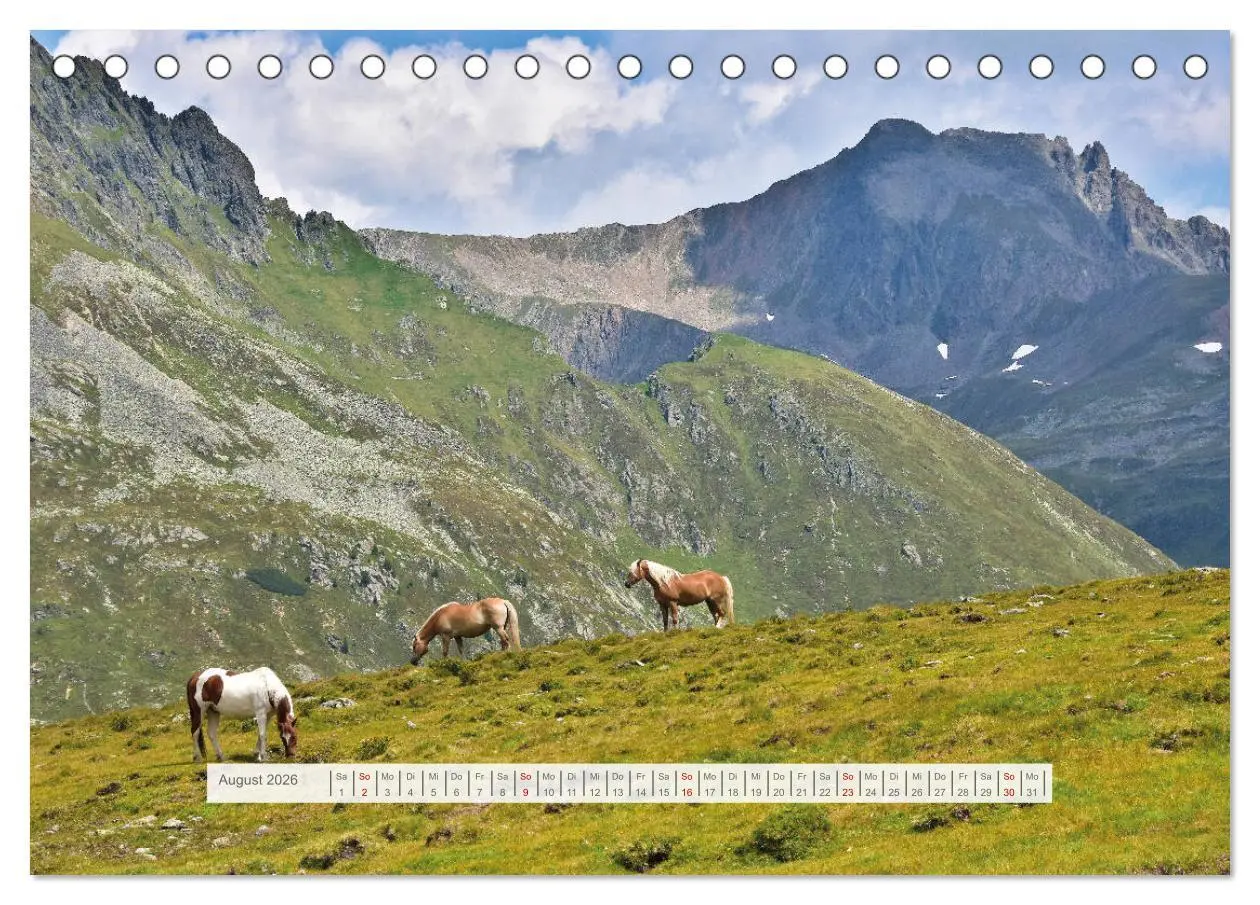 Bild: 9783457667279 | Hoch oben in den Ötztaler Alpen (Tischkalender 2026 DIN A5 quer),...