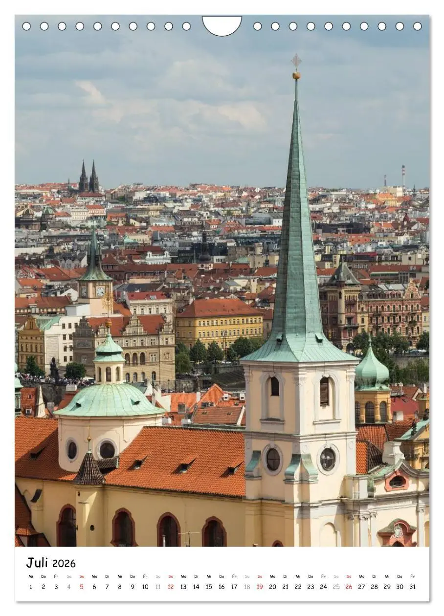 Bild: 9783516447279 | Prachtvolles Prag (Wandkalender 2026 DIN A4 hoch), CALVENDO...