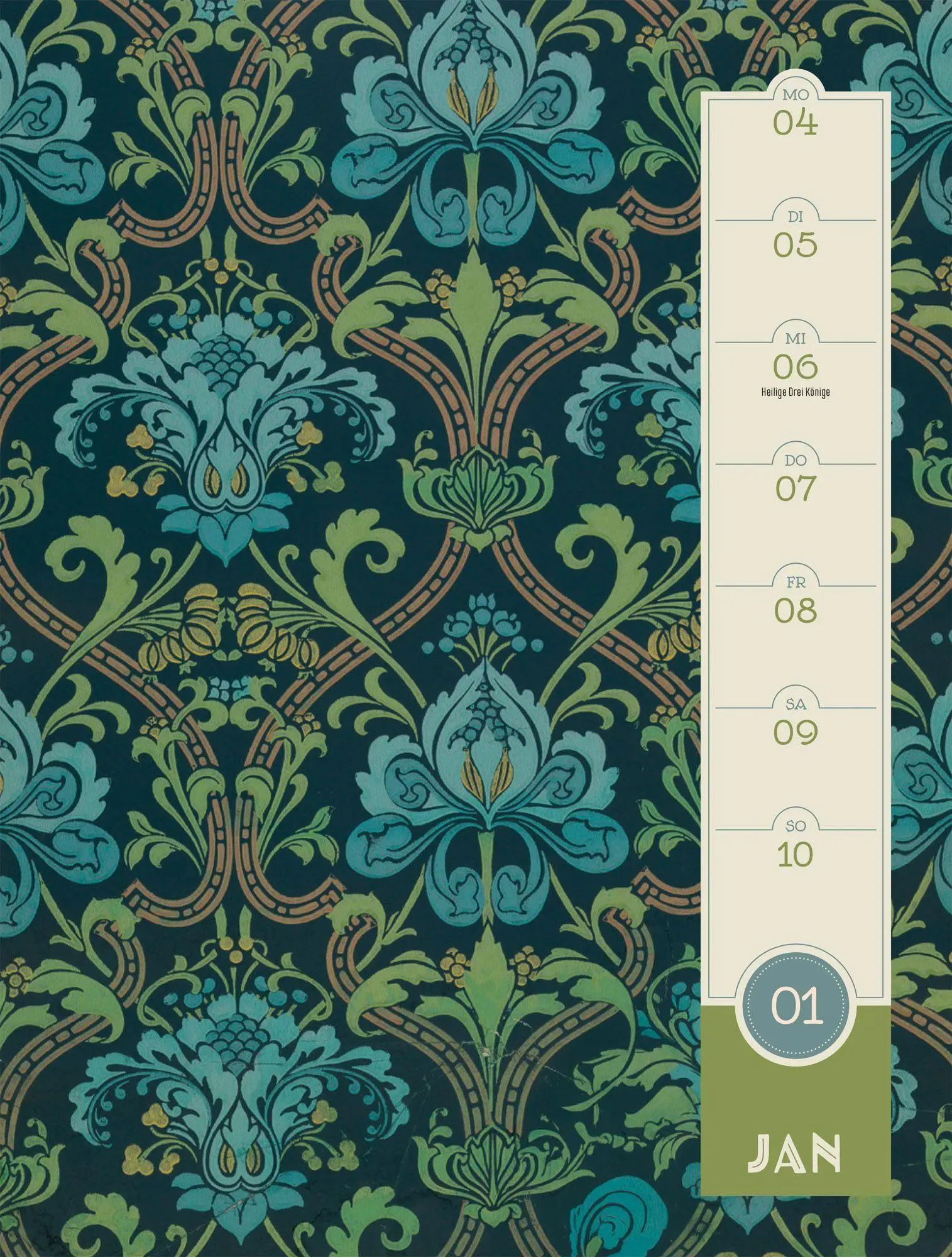 Bild: 9783838437279 | Patterns Wochenplaner Kalender 2027 | Ackermann Kunstverlag GmbH