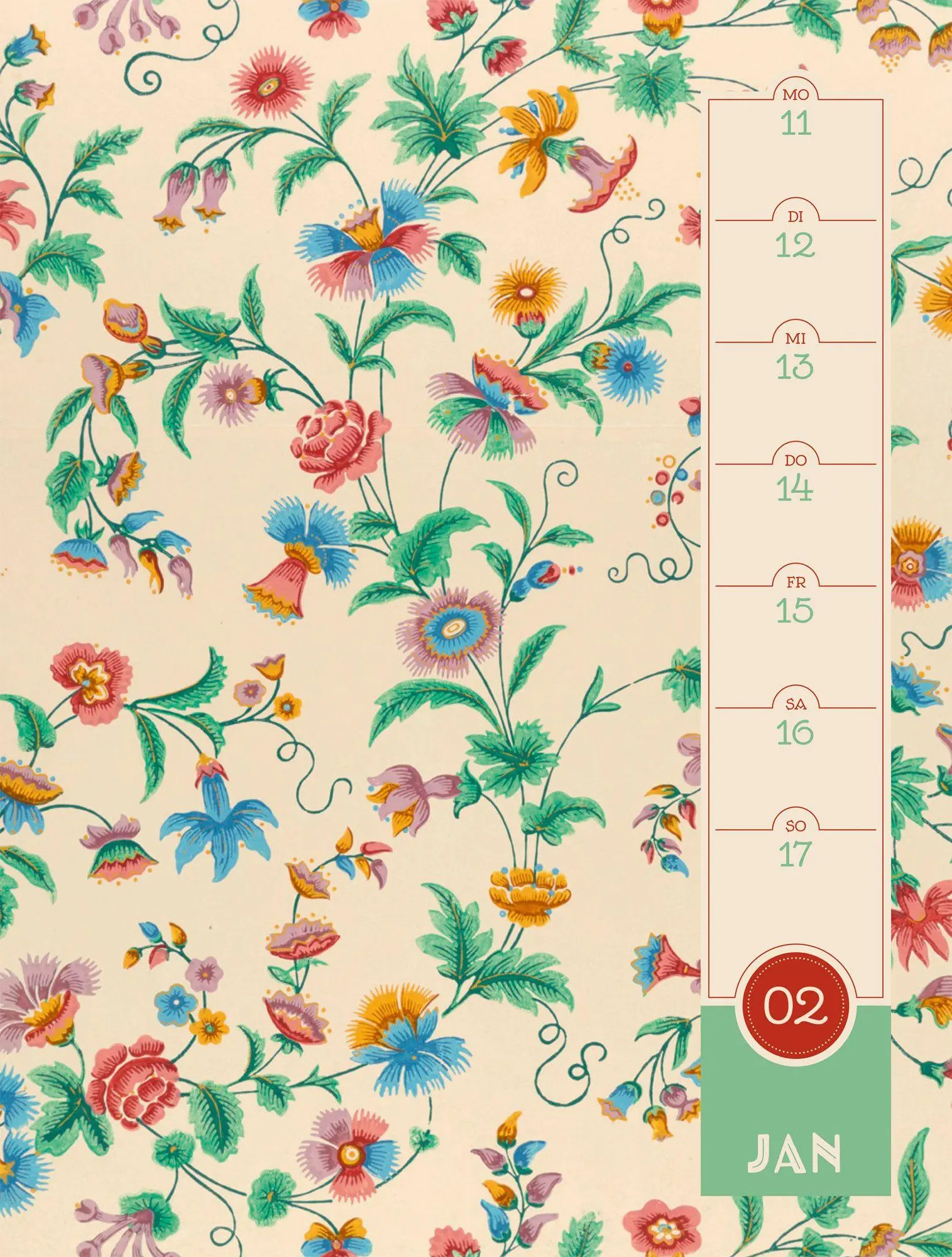 Bild: 9783838437279 | Patterns Wochenplaner Kalender 2027 | Ackermann Kunstverlag GmbH