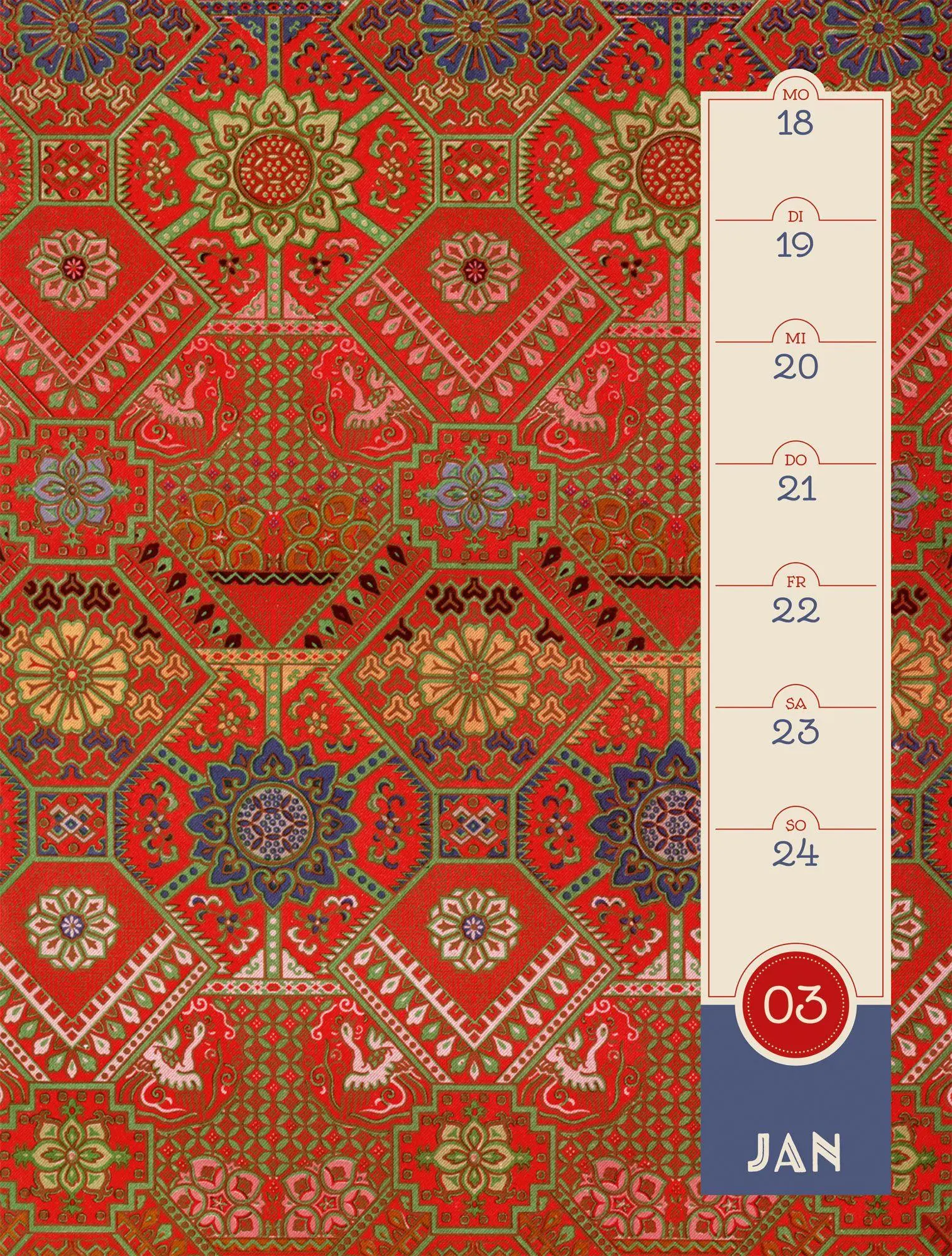 Bild: 9783838437279 | Patterns Wochenplaner Kalender 2027 | Ackermann Kunstverlag GmbH