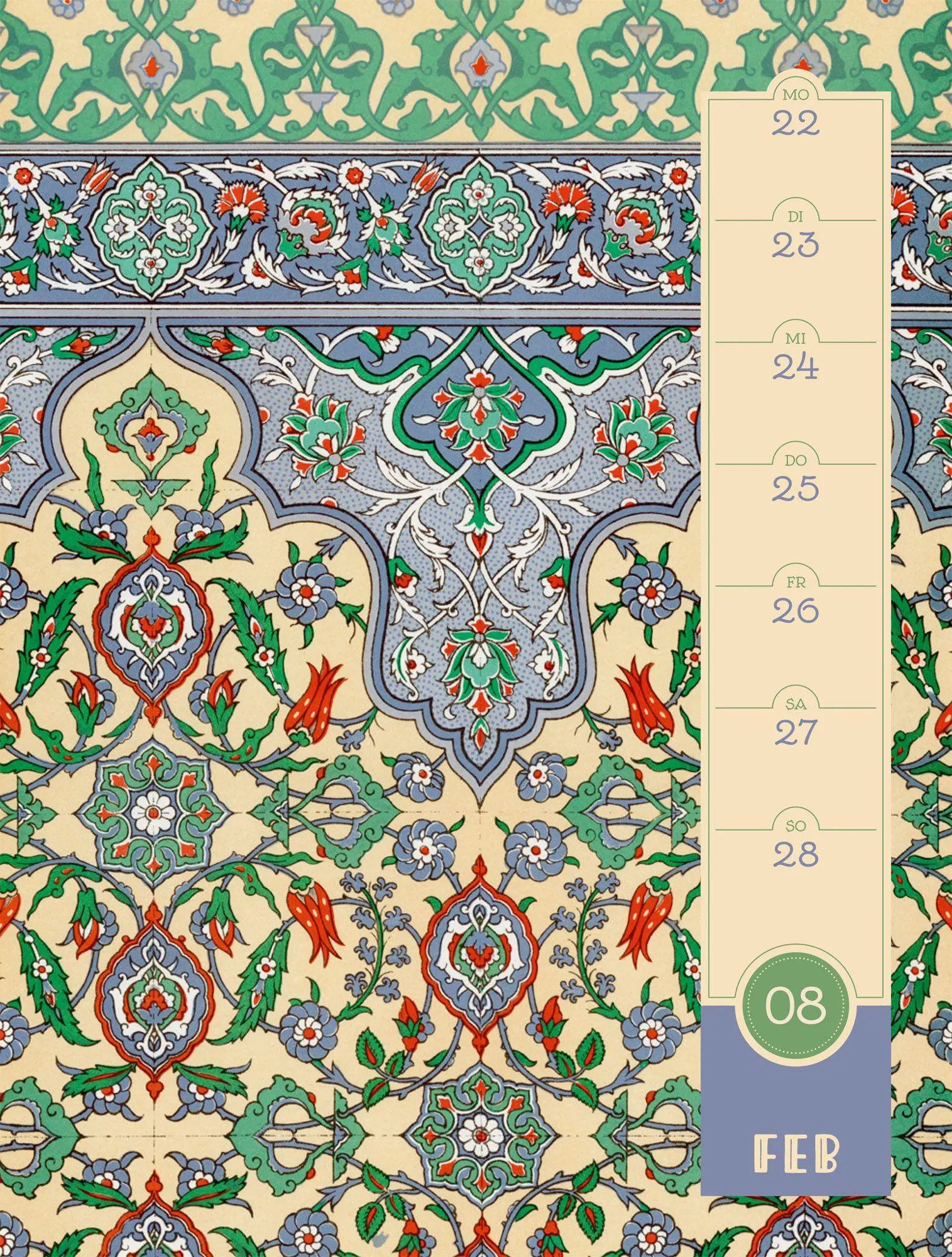 Bild: 9783838437279 | Patterns Wochenplaner Kalender 2027 | Ackermann Kunstverlag GmbH