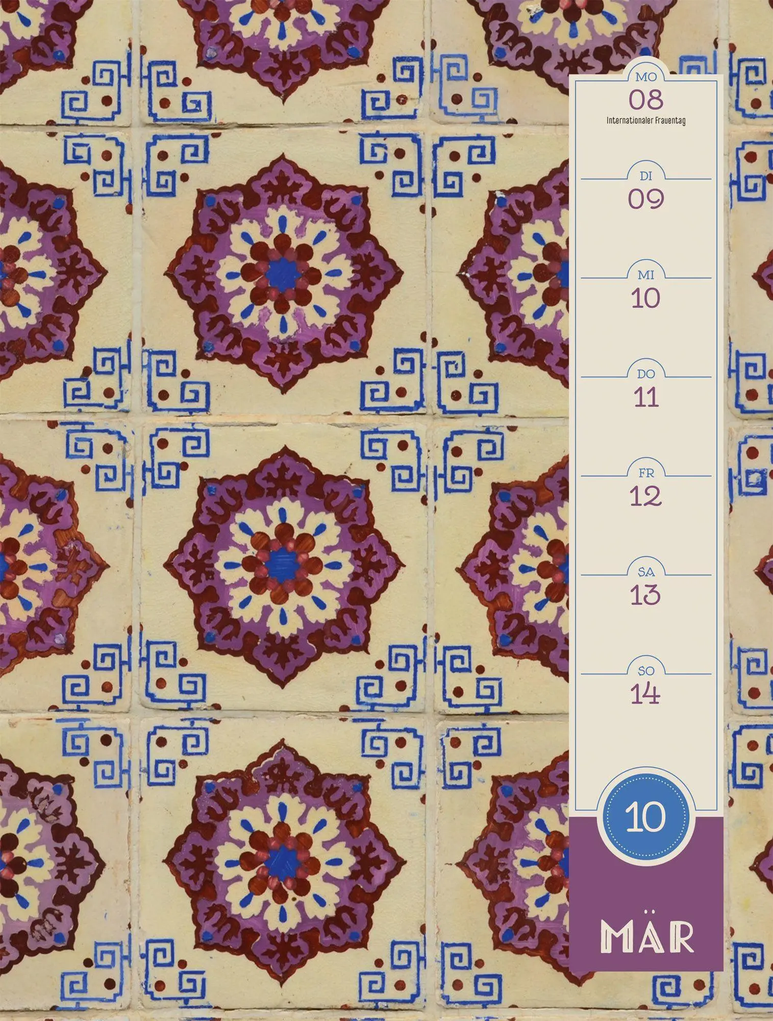 Bild: 9783838437279 | Patterns Wochenplaner Kalender 2027 | Ackermann Kunstverlag GmbH