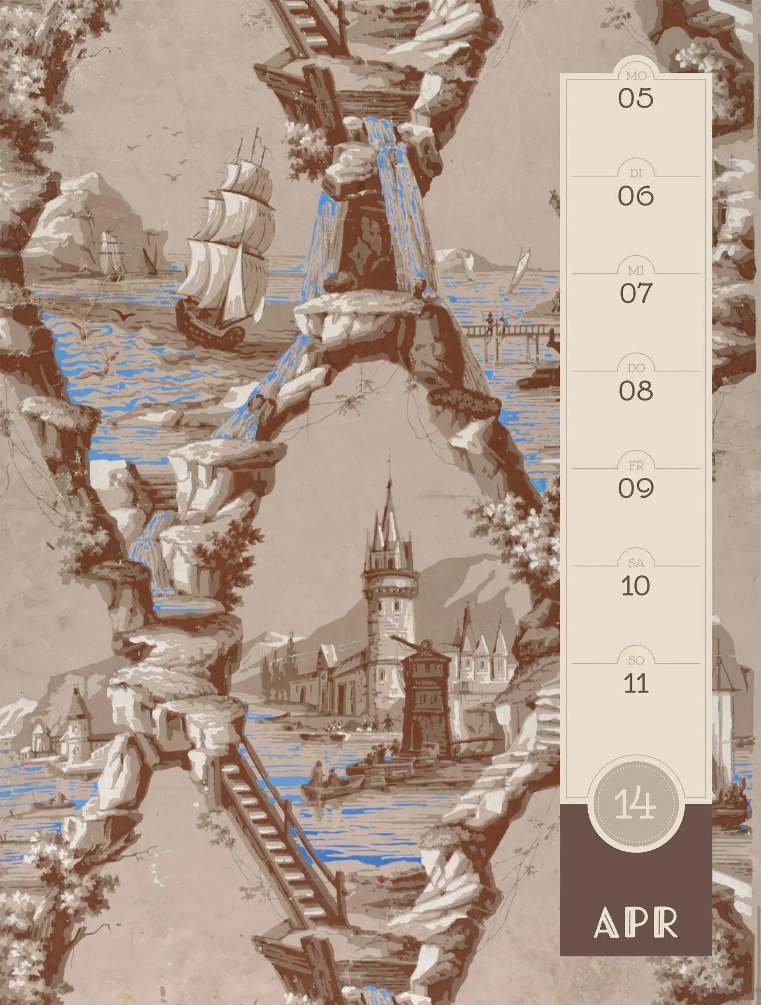 Bild: 9783838437279 | Patterns Wochenplaner Kalender 2027 | Ackermann Kunstverlag GmbH