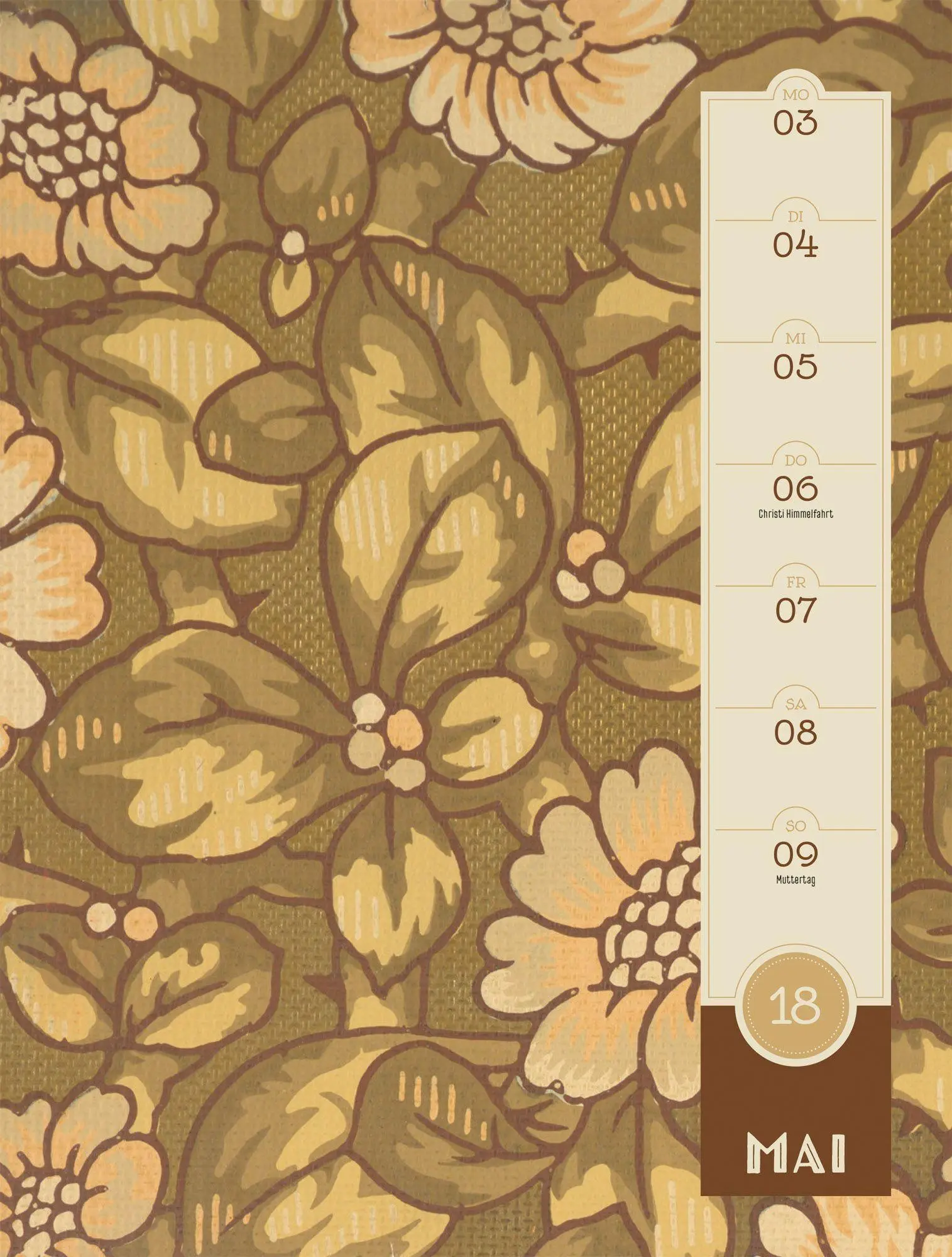 Bild: 9783838437279 | Patterns Wochenplaner Kalender 2027 | Ackermann Kunstverlag GmbH