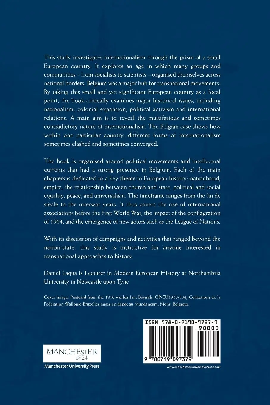 Rückseite: 9780719097379 | The age of internationalism and Belgium, 1880-1930 | Daniel Laqua