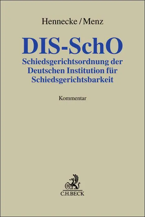 Cover: 9783406787379 | DIS-SchO | Rudolf Hennecke (u. a.) | Buch | Grauer Kommentar | XVIII