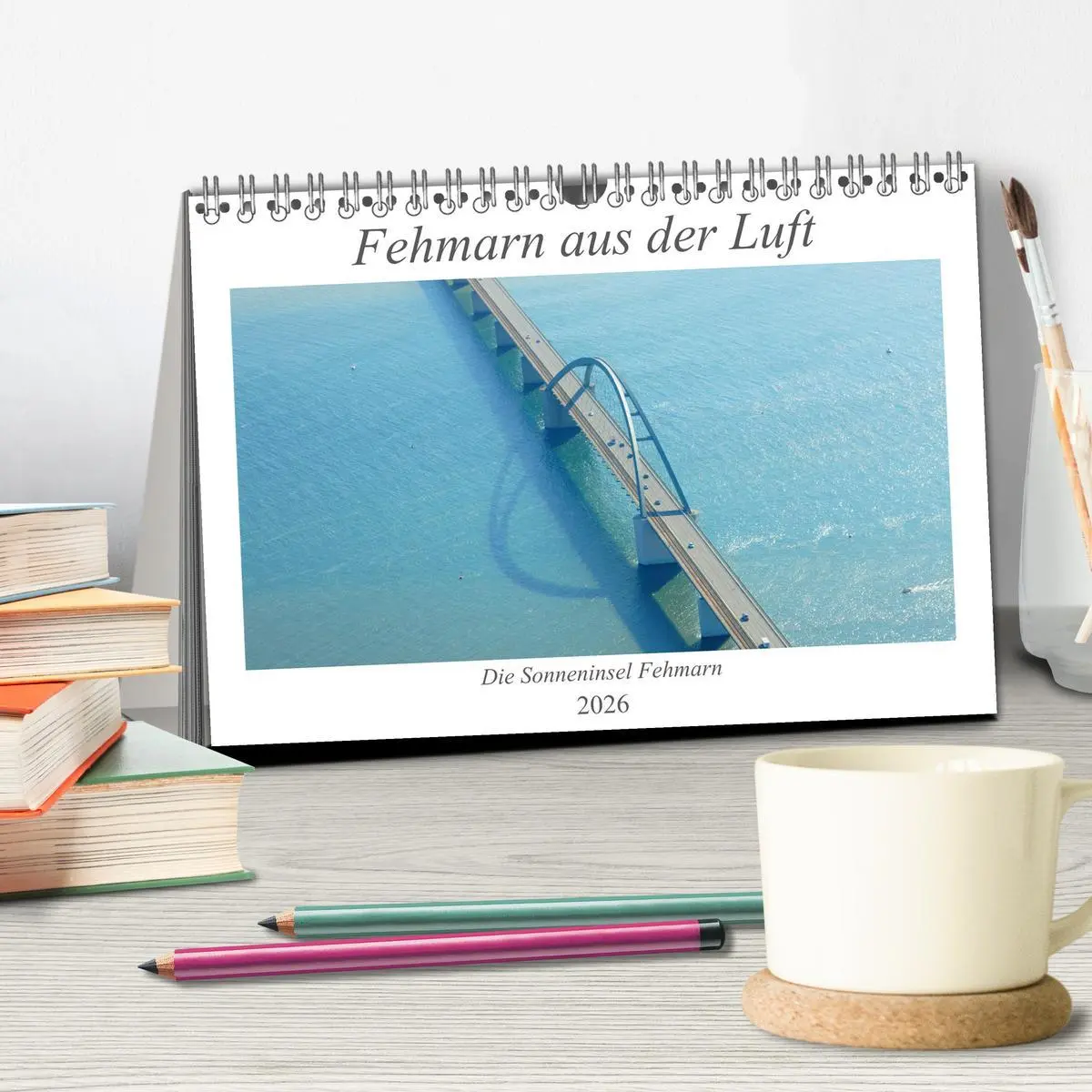 Bild: 9783457657379 | Fehmarn aus der Luft (Tischkalender 2026 DIN A5 quer), CALVENDO...