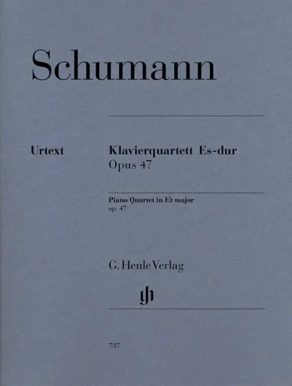 Cover: 9790201807379 | Klavierquartett Es-Dur op. 74 | Robert Schumann | Taschenbuch | 1984