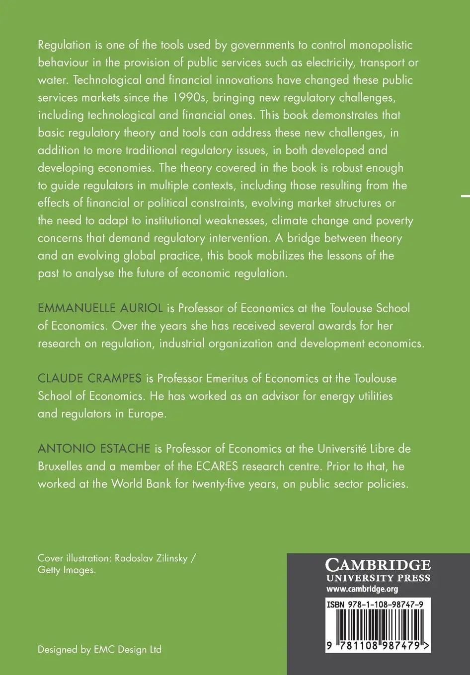 Rückseite: 9781108987479 | Regulating Public Services | Emmanuelle Auriol (u. a.) | Taschenbuch