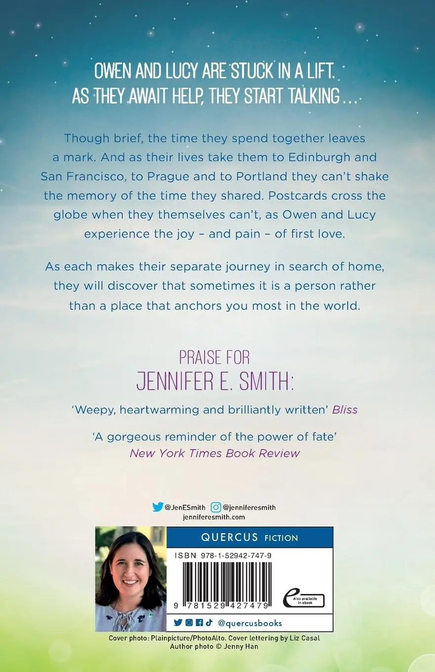Rückseite: 9781529427479 | The Geography of You and Me | Jennifer E. Smith | Taschenbuch | 2022