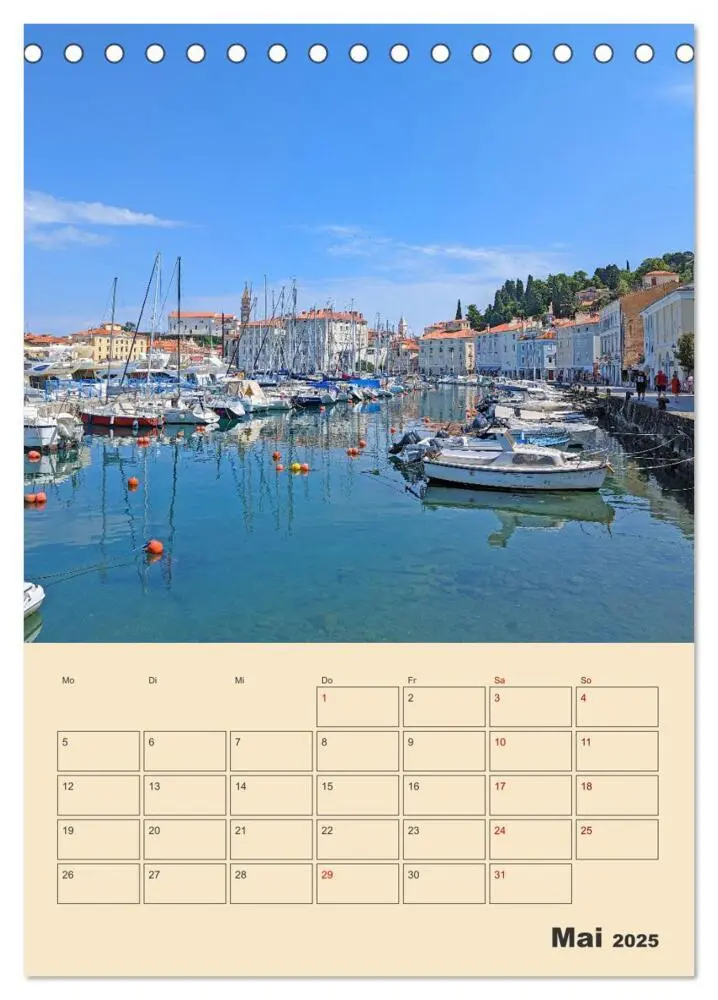 Bild: 9783435867479 | Piran, Sloweniens Perle am Mittelmeer (Tischkalender 2025 DIN A5...