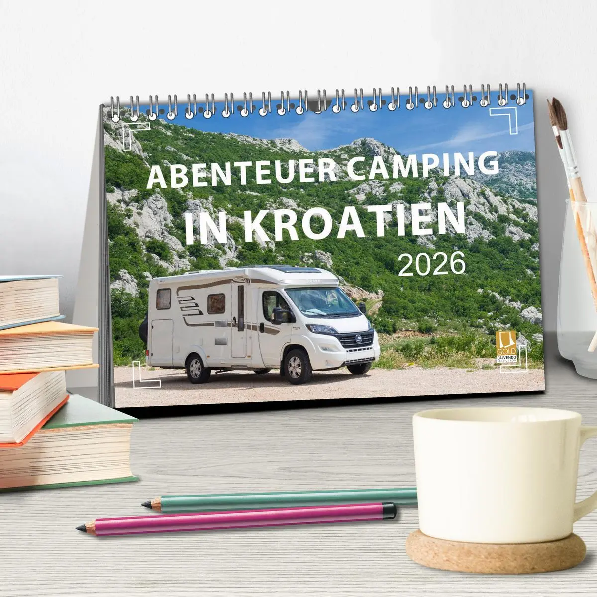 Bild: 9783457577479 | Abenteuer Camping in Kroatien (Tischkalender 2026 DIN A5 quer),...