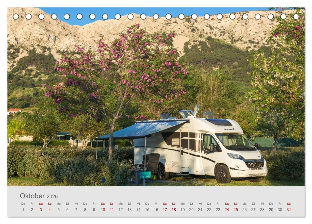 Bild: 9783457577479 | Abenteuer Camping in Kroatien (Tischkalender 2026 DIN A5 quer),...