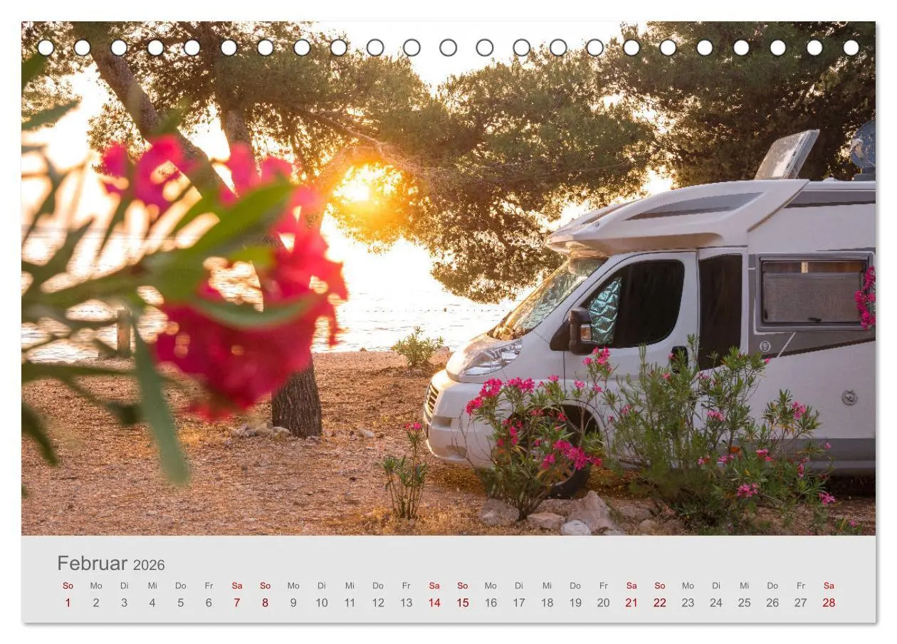 Bild: 9783457577479 | Abenteuer Camping in Kroatien (Tischkalender 2026 DIN A5 quer),...