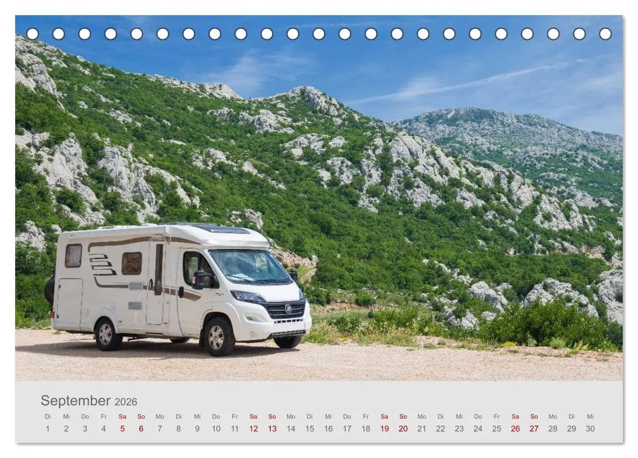 Bild: 9783457577479 | Abenteuer Camping in Kroatien (Tischkalender 2026 DIN A5 quer),...