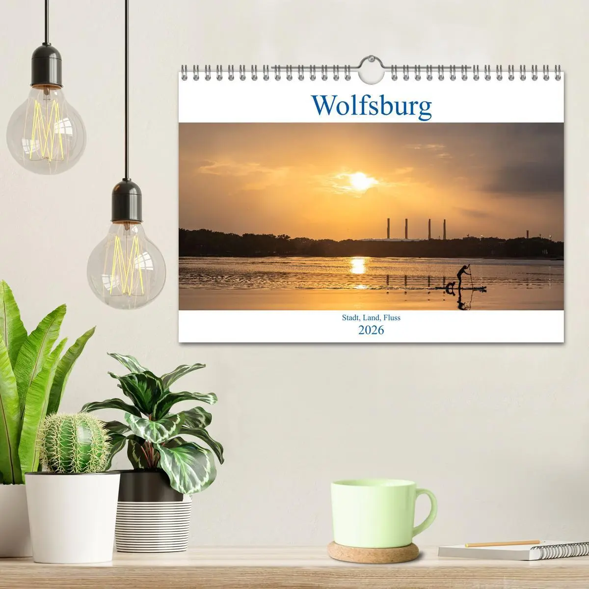 Bild: 9783457647479 | Wolfsburg - Stadt, Land, Fluss (Wandkalender 2026 DIN A4 quer),...