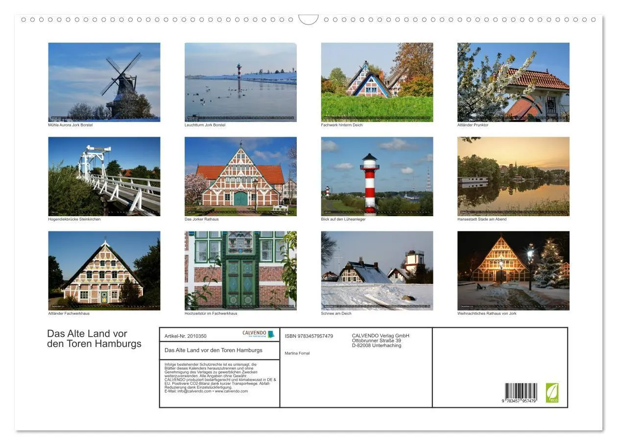 Bild: 9783457957479 | Das Alte Land vor den Toren Hamburgs (Wandkalender 2026 DIN A2...