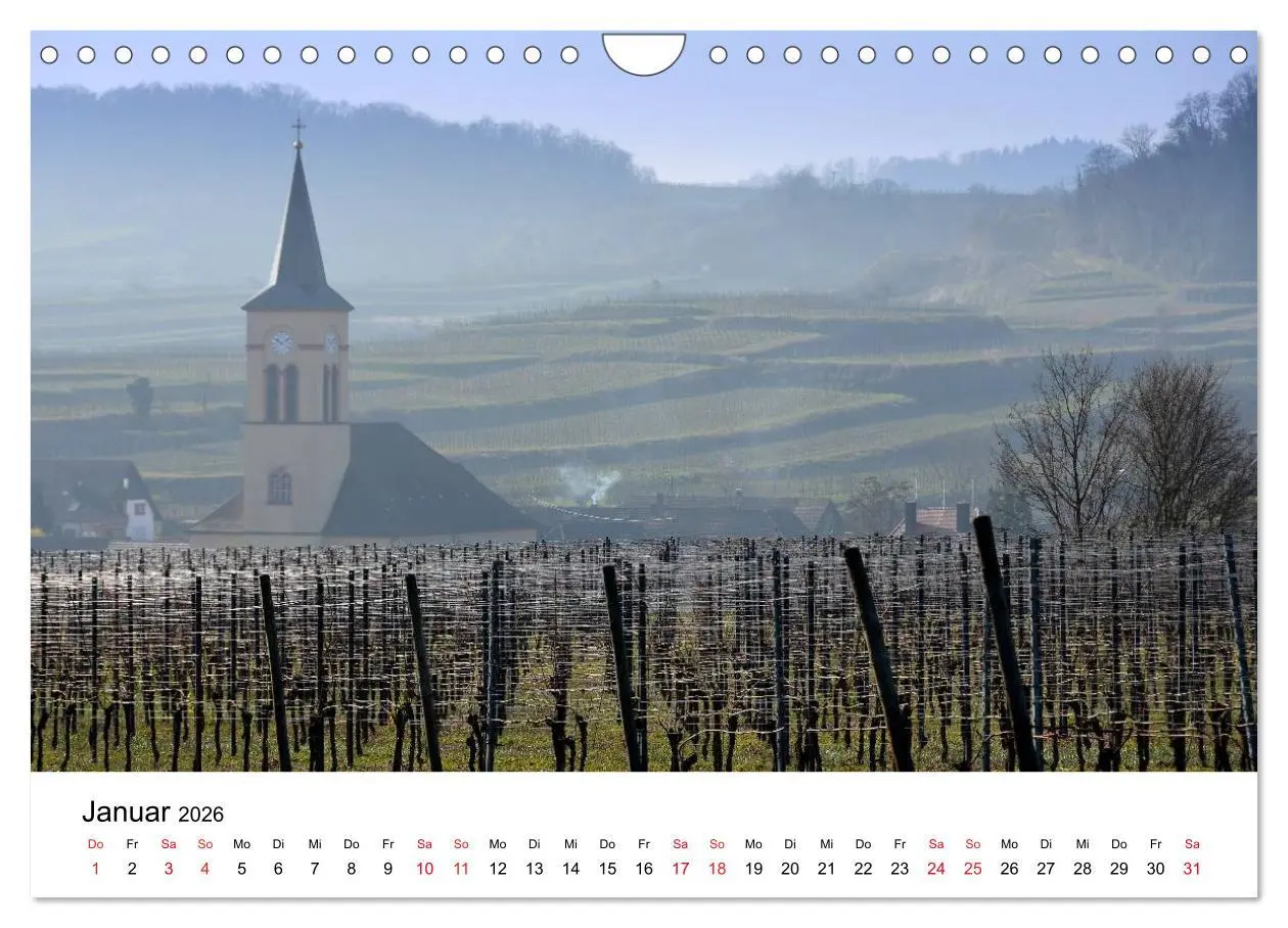 Bild: 9783516047479 | Impressionen vom Kaiserstuhl (Wandkalender 2026 DIN A4 quer),...