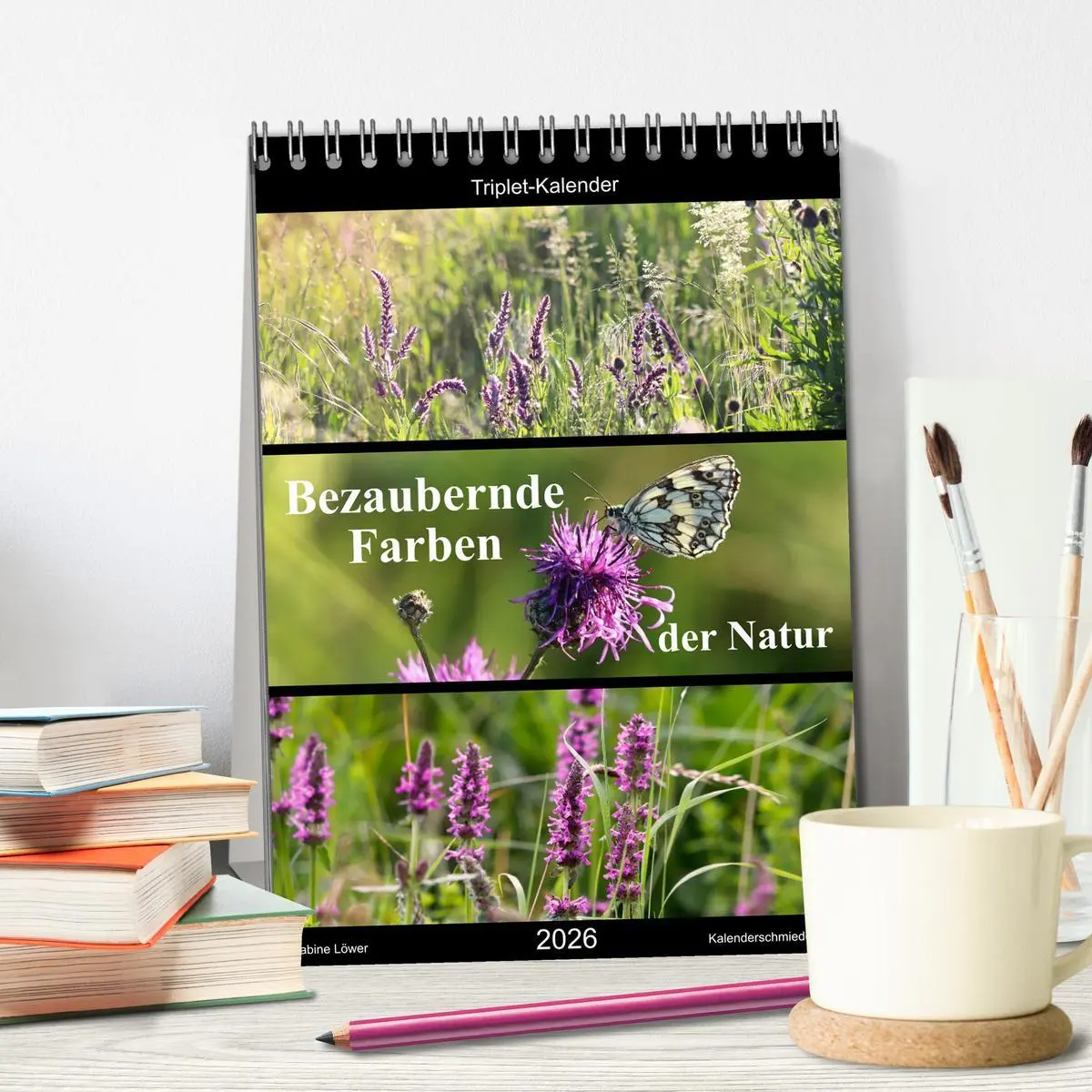 Bild: 9783516357479 | Bezaubernde Farben der Natur (Tischkalender 2026 DIN A5 hoch),...