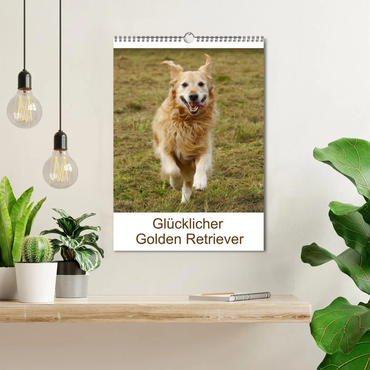Bild: 9783516427479 | Glücklicher Golden Retriever (Wandkalender 2026 DIN A3 hoch),...