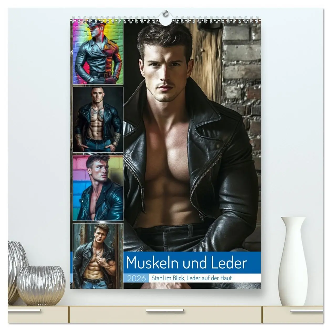Cover: 9783516597479 | Muskeln und Leder (hochwertiger Premium Wandkalender 2026 DIN A2...