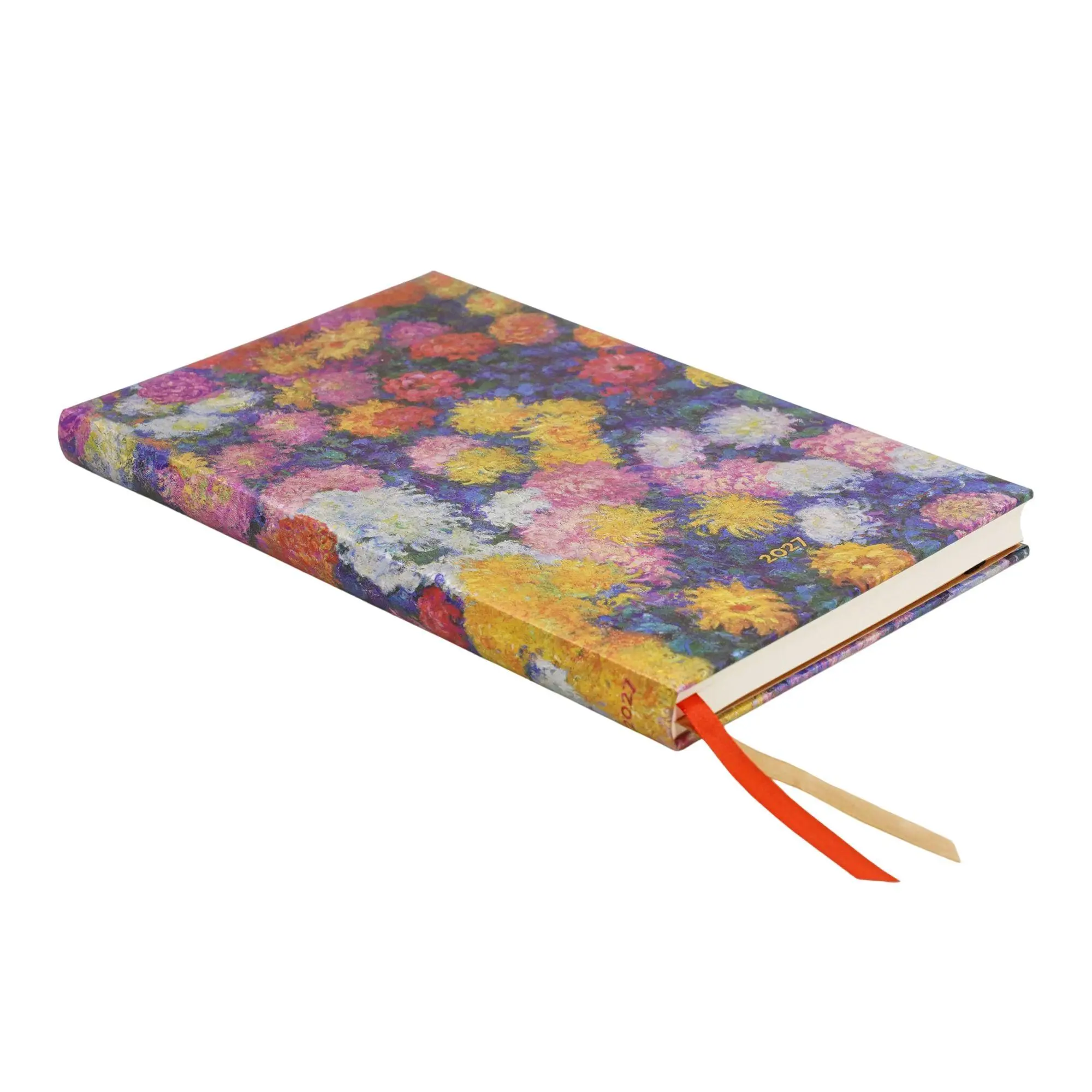 Bild: 9780349717579 | 12-Monatskalender 2027 Monets Chrysanthemen Mini Verso | Paperblanks
