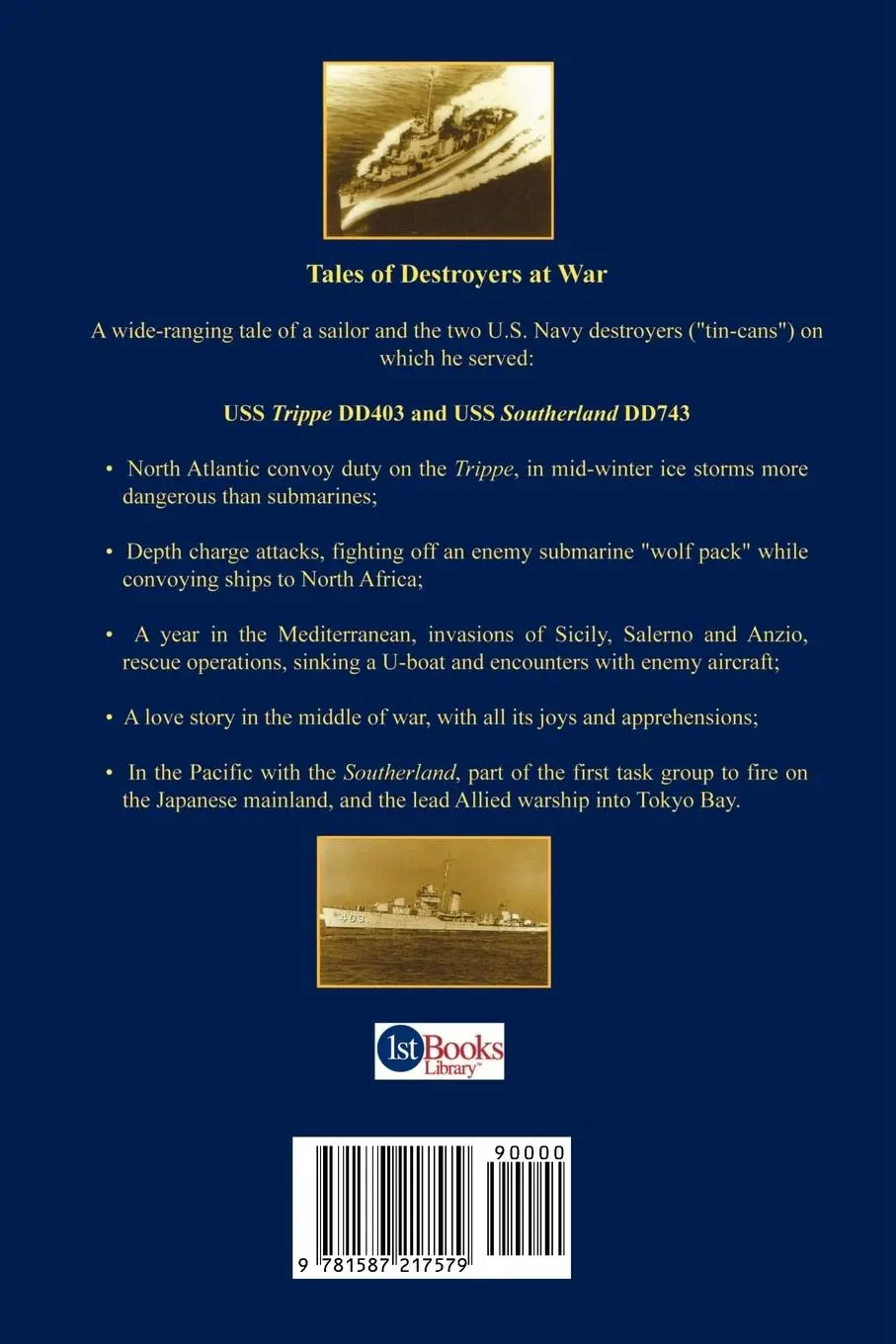 Rückseite: 9781587217579 | Tales of a Tin-Can Sailor | A World War II Adventure | Reid | Buch