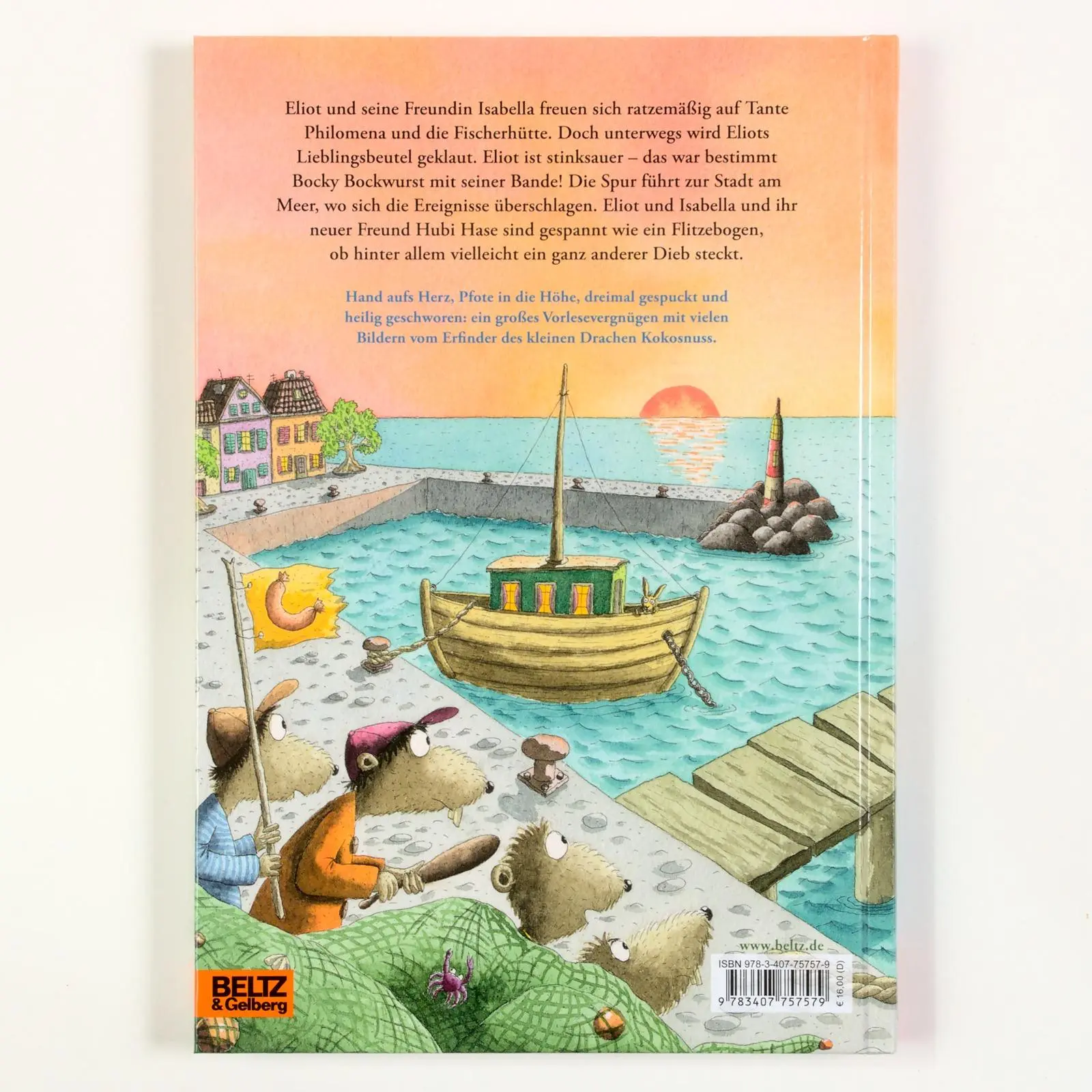 Rückseite: 9783407757579 | Eliot und Isabella und der Trüffeldieb | Ingo Siegner | Buch | 136 S.