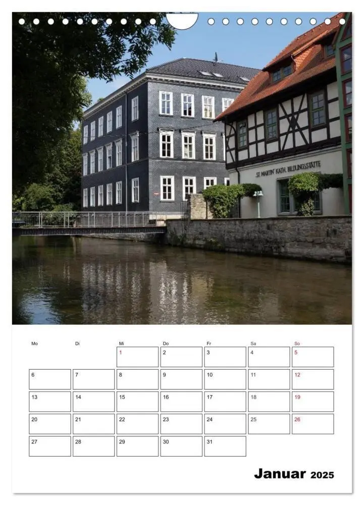 Bild: 9783457017579 | Mein Erfurt (Wandkalender 2025 DIN A4 hoch), CALVENDO Monatskalender