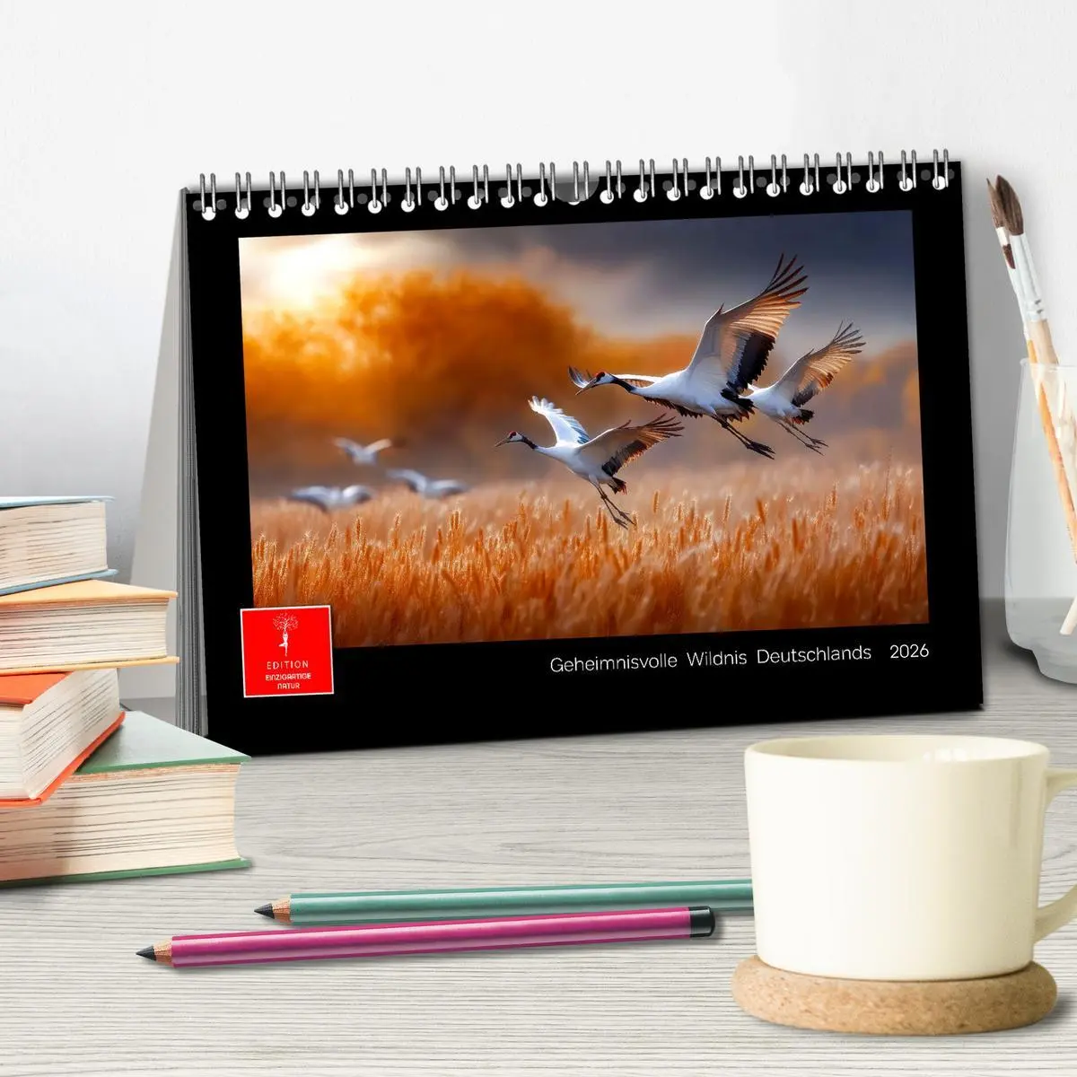 Bild: 9783457257579 | Geheimnisvolle Wildnis Deutschlands (Tischkalender 2026 DIN A5...
