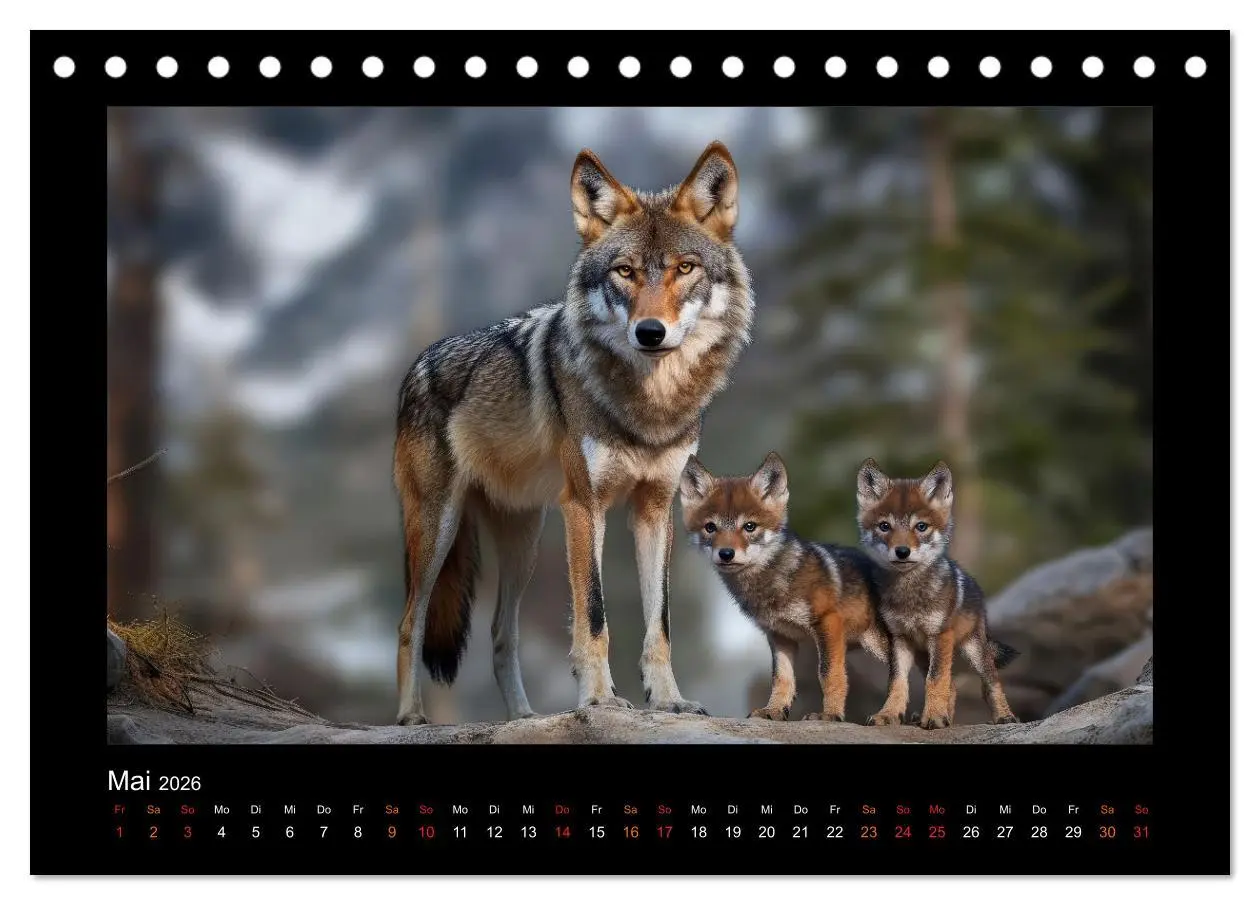 Bild: 9783457257579 | Geheimnisvolle Wildnis Deutschlands (Tischkalender 2026 DIN A5...