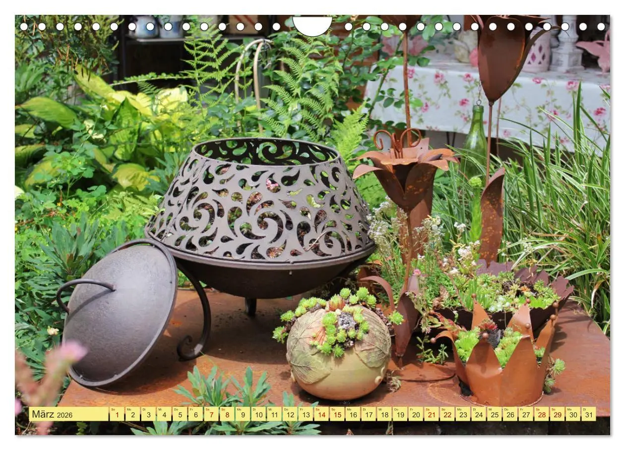 Bild: 9783457877579 | Gartenträumerei (Wandkalender 2026 DIN A4 quer), CALVENDO...