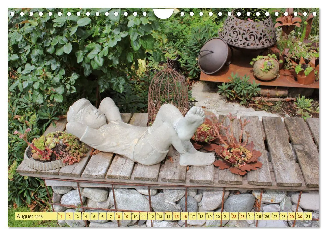 Bild: 9783457877579 | Gartenträumerei (Wandkalender 2026 DIN A4 quer), CALVENDO...