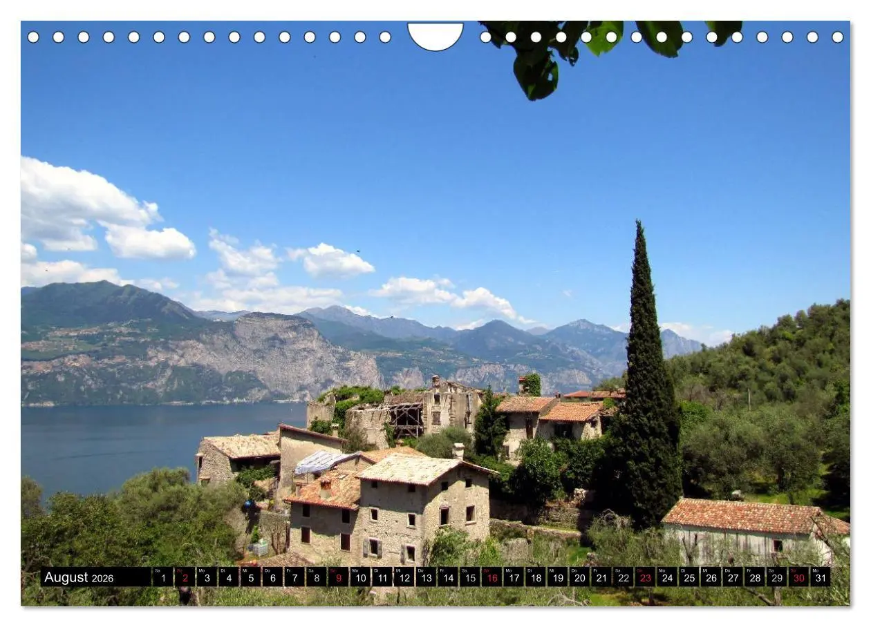Bild: 9783516107579 | Romantisches Fernweh - Gardasee (Wandkalender 2026 DIN A4 quer),...