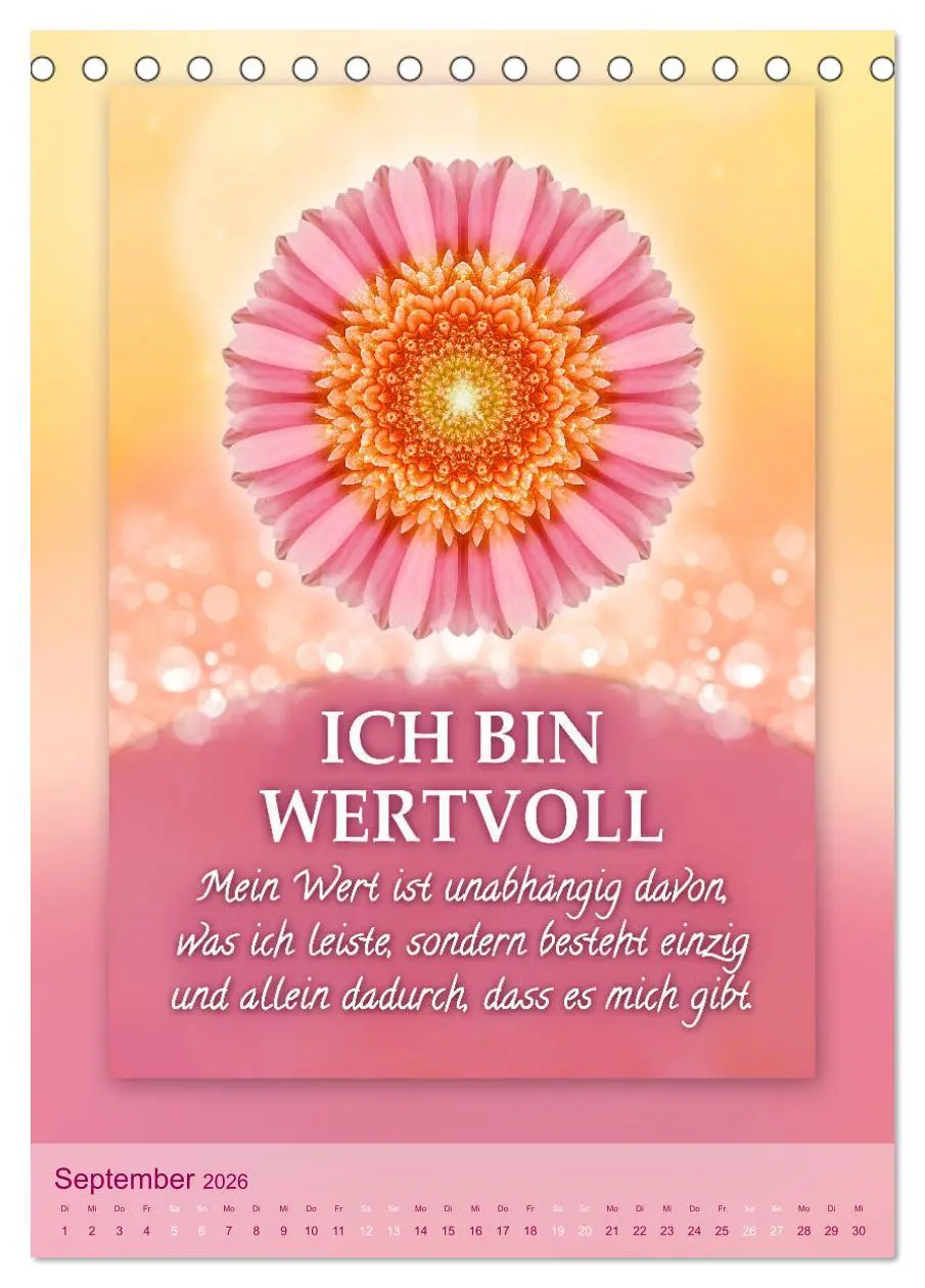 Bild: 9783516417579 | ICH BIN Licht und Liebe - Kalender (Tischkalender 2026 DIN A5...