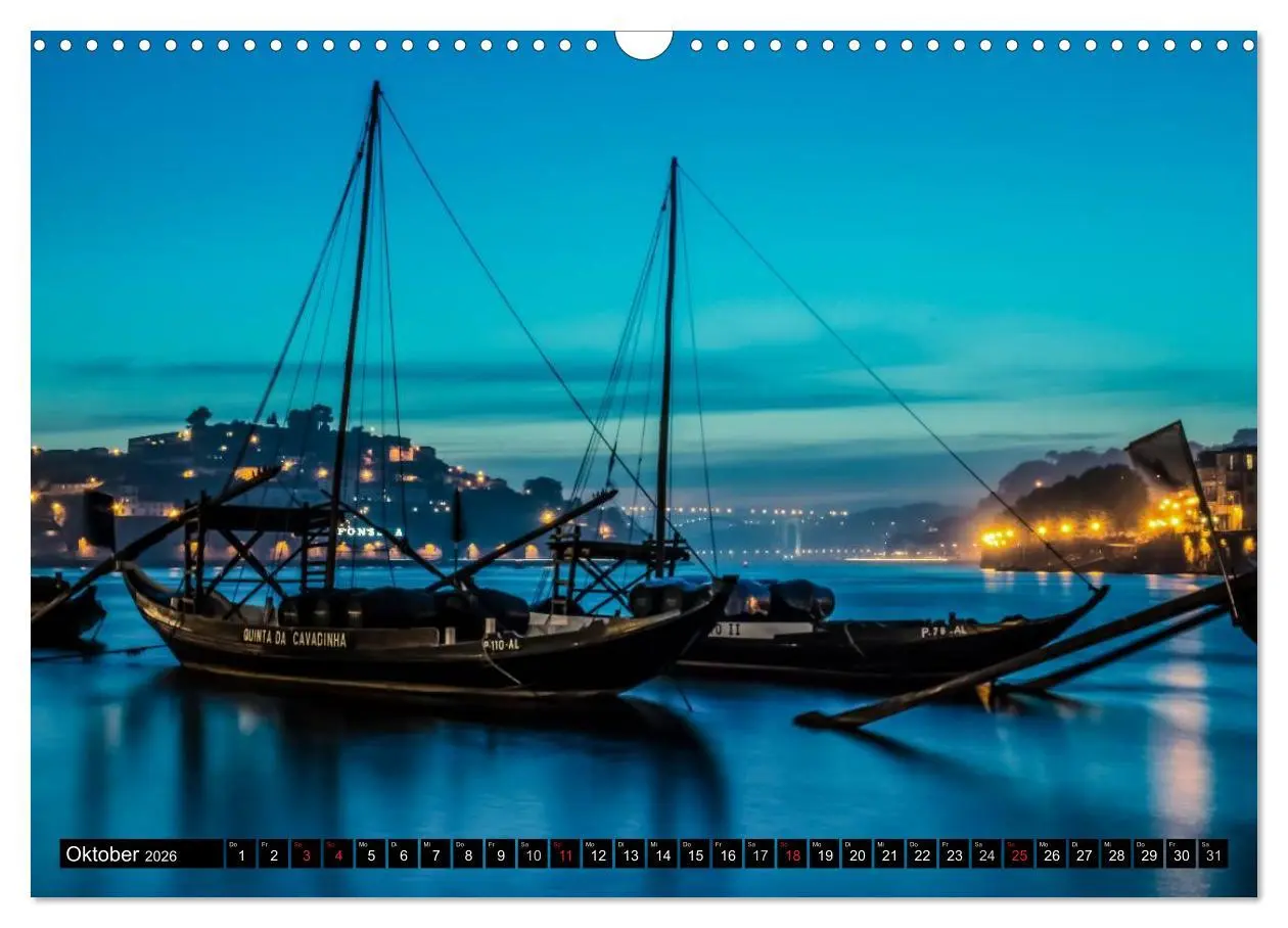Bild: 9783516027679 | Porto - Die Handelsstadt am Douro (Wandkalender 2026 DIN A3 quer),...