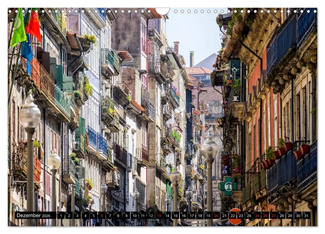 Bild: 9783516027679 | Porto - Die Handelsstadt am Douro (Wandkalender 2026 DIN A3 quer),...