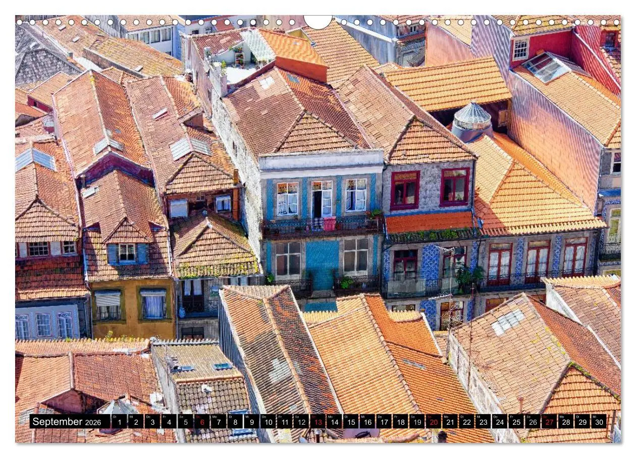 Bild: 9783516027679 | Porto - Die Handelsstadt am Douro (Wandkalender 2026 DIN A3 quer),...