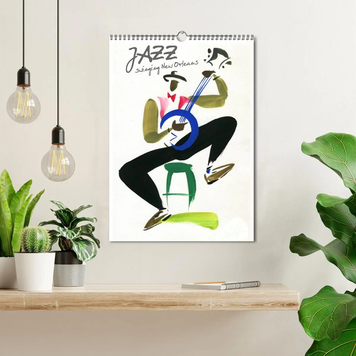 Bild: 9783516577679 | JAZZ swinging New Orleans (Wall Calendar 2026 DIN A3 portrait),...