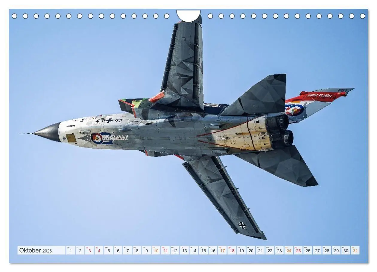 Bild: 9783516717679 | Panavia Tornado - The Multirole Fighter (Wandkalender 2026 DIN A4...