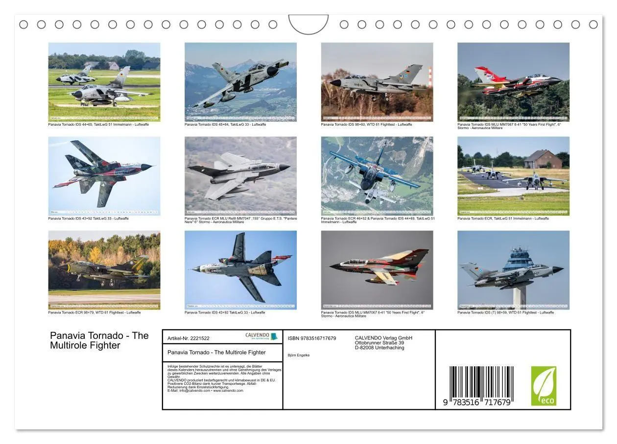 Bild: 9783516717679 | Panavia Tornado - The Multirole Fighter (Wandkalender 2026 DIN A4...